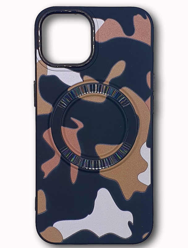 Camo Maska za iPhone 13, Crna