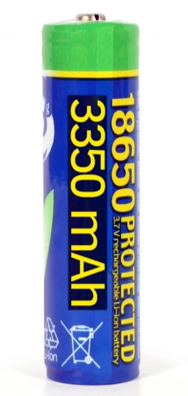 GEMBIRD Litijum-jonska baterija 18650, zaštićena, 3350 mAh