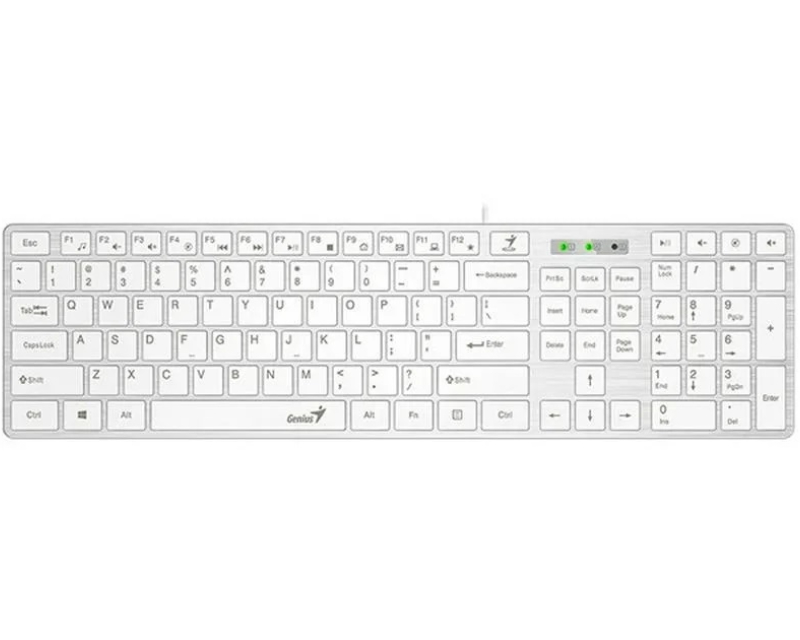 Genius SlimStar 126 USB YU bijela tastatura