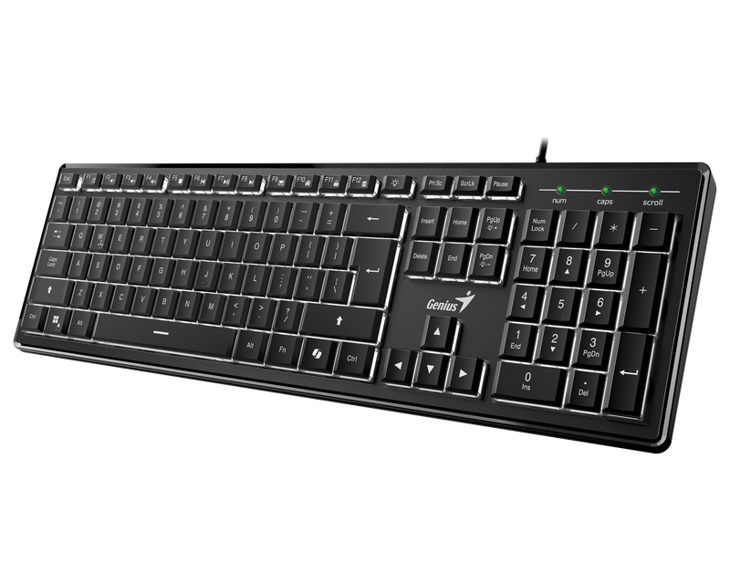 Genius SlimStar 820 bežična USB crna tastatura