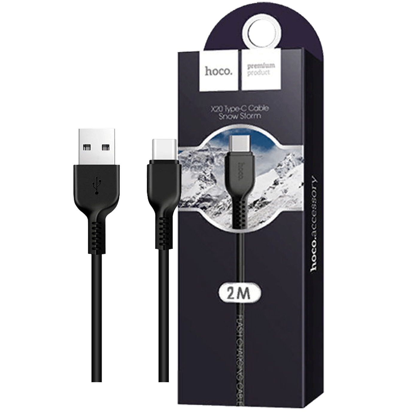 Hoco USB kabl za smartphone , USB type C, 2 met. dužina - X20 Flash type C
