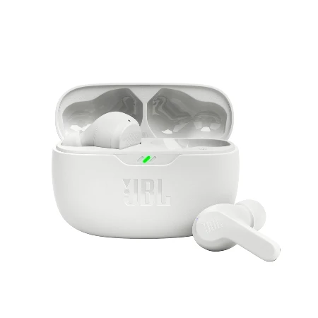 JBL WaveBeam bežične slušalice, bijele
