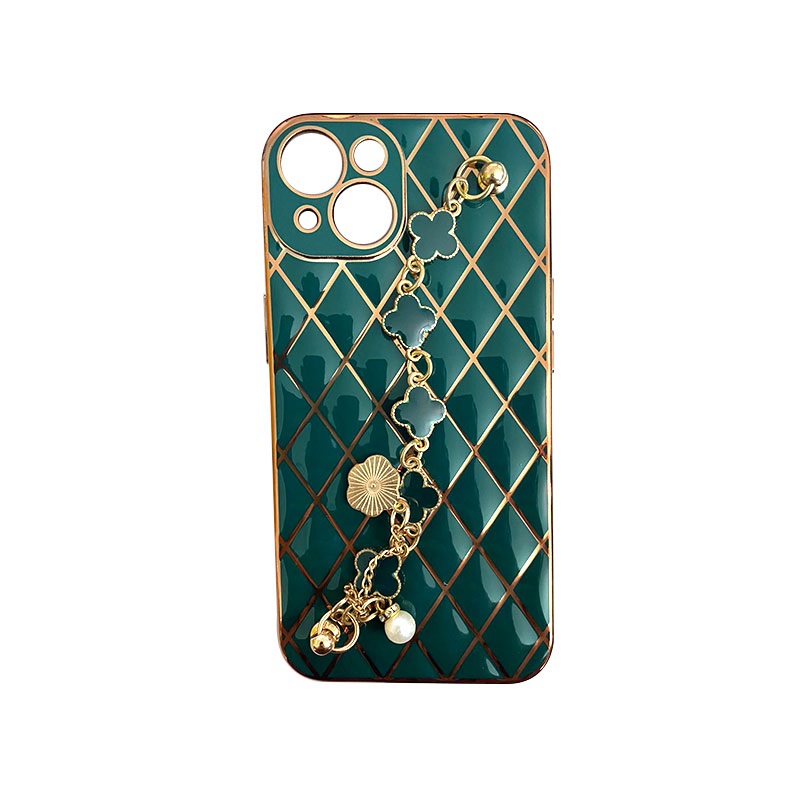 Lucky Maska za iPhone 13, Zelena