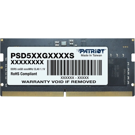 Patriot Memory Signature Line DDR5 SO-DIMM 32GB 5600MHz, Crni