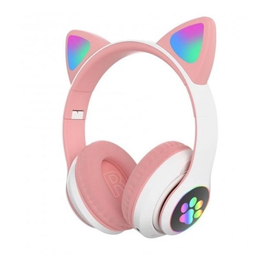 Slušalice za djecu CAT EAR Kids STN-28, bluetooth, pink + bijela