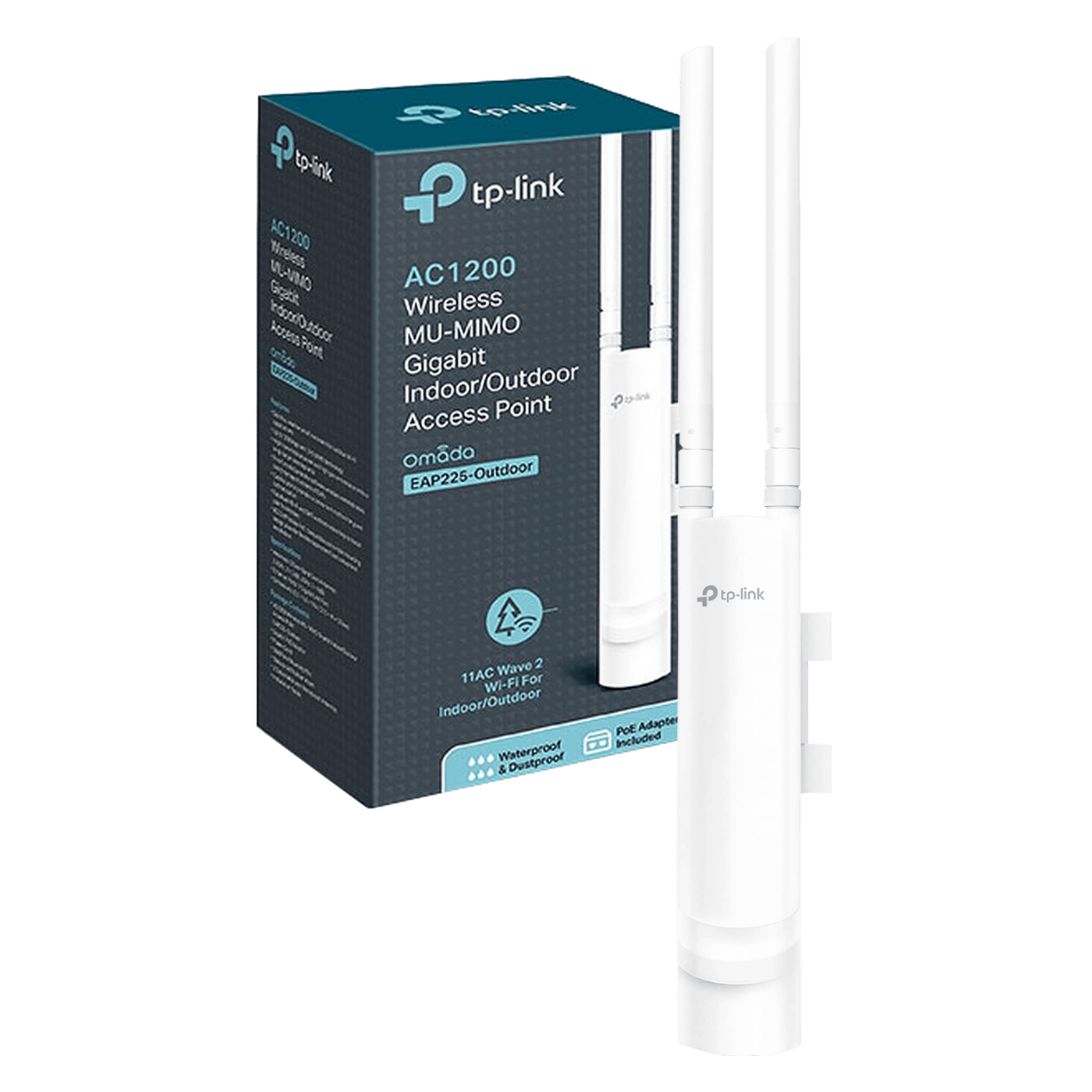 TP-Link EAP225-Outdoor — AC1200, IP65, MU-MIMO, 24 mjeseca garancije