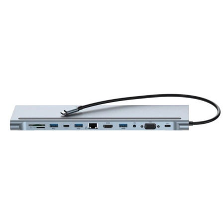 XO HUB010 USB Type-C Multi-hub 12in1