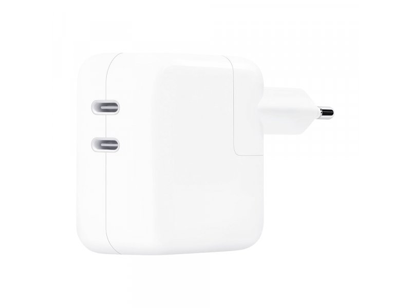APPLE mnwp3zm/a punjač, ​​dvostruki, 35W, USB-C, bijeli