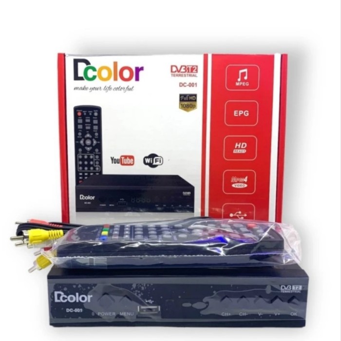 DCOLOR ДВБ Приемник сет топ бокс ДВБТ со youtube Најголема онлајн
