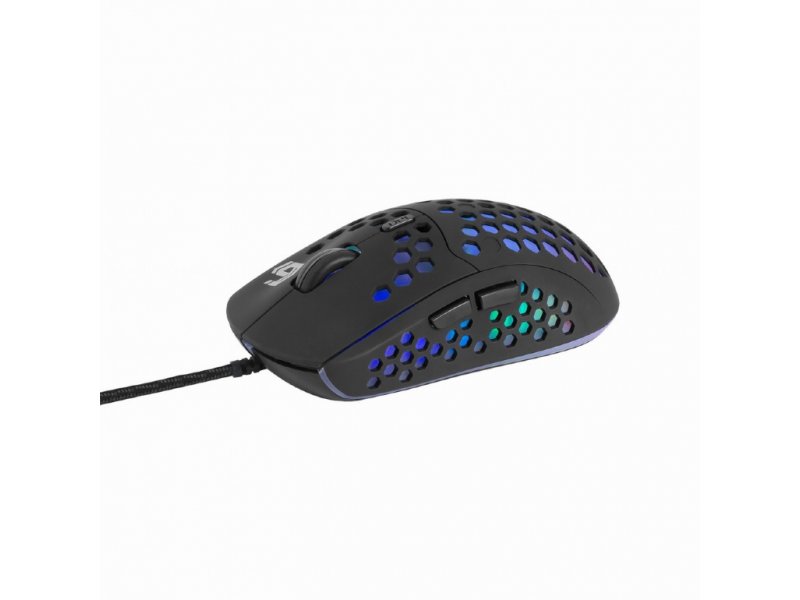 GEMBIRD MUSG-RAGNAR-RX400 Gaming optički miš, RGB pozadinsko osvjetljenje, 800-7200 Dpi, 6 tipki 125 mm