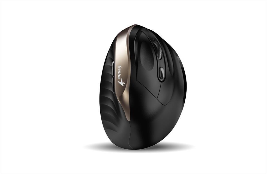 GENIUS miš Wireless 8250S ergo zlatni, gold, optički, 6 tipki, 800-1600 DPI