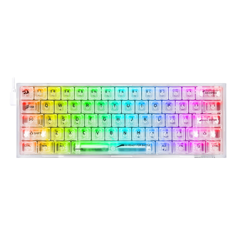 REDRAGON Gaming tastatura Fizz RGB bijela