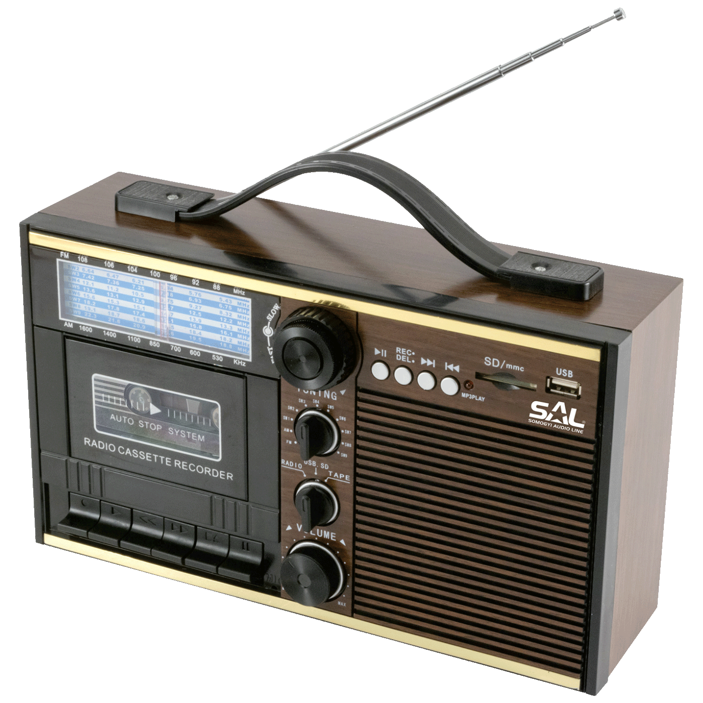 SAL Retro Radio, Brown