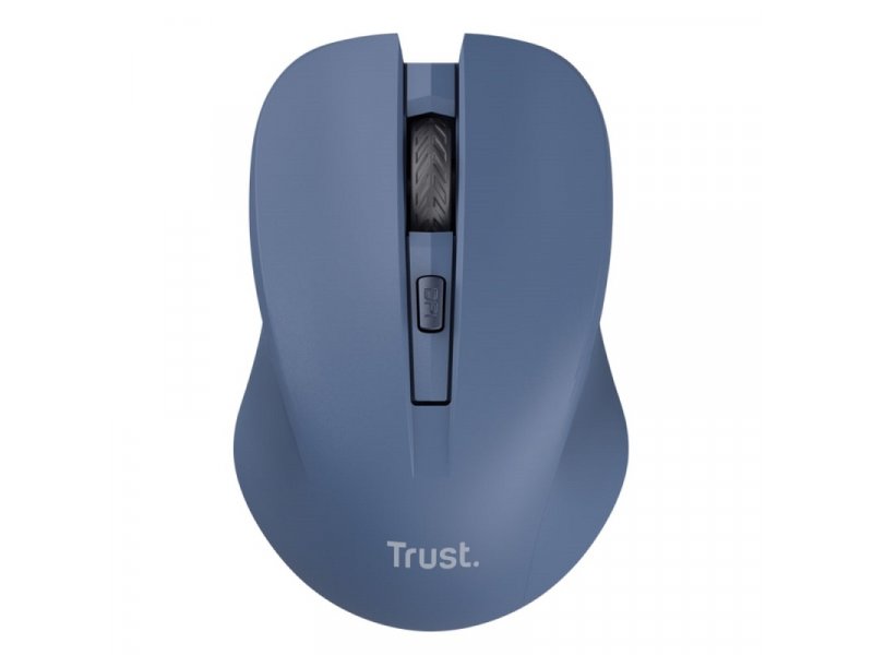 Trust Mydo Silent Mouse, bežični, 1800 DPI, plavi