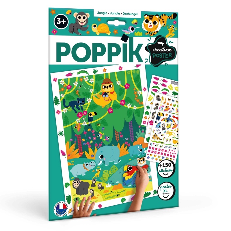 Poppik Kreativni posteri: Jungle 3+