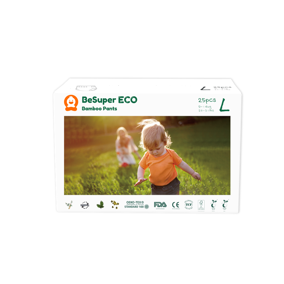 BeSuper Pelene Eco Bamboo Pants L, 9-14 kg, 100/1