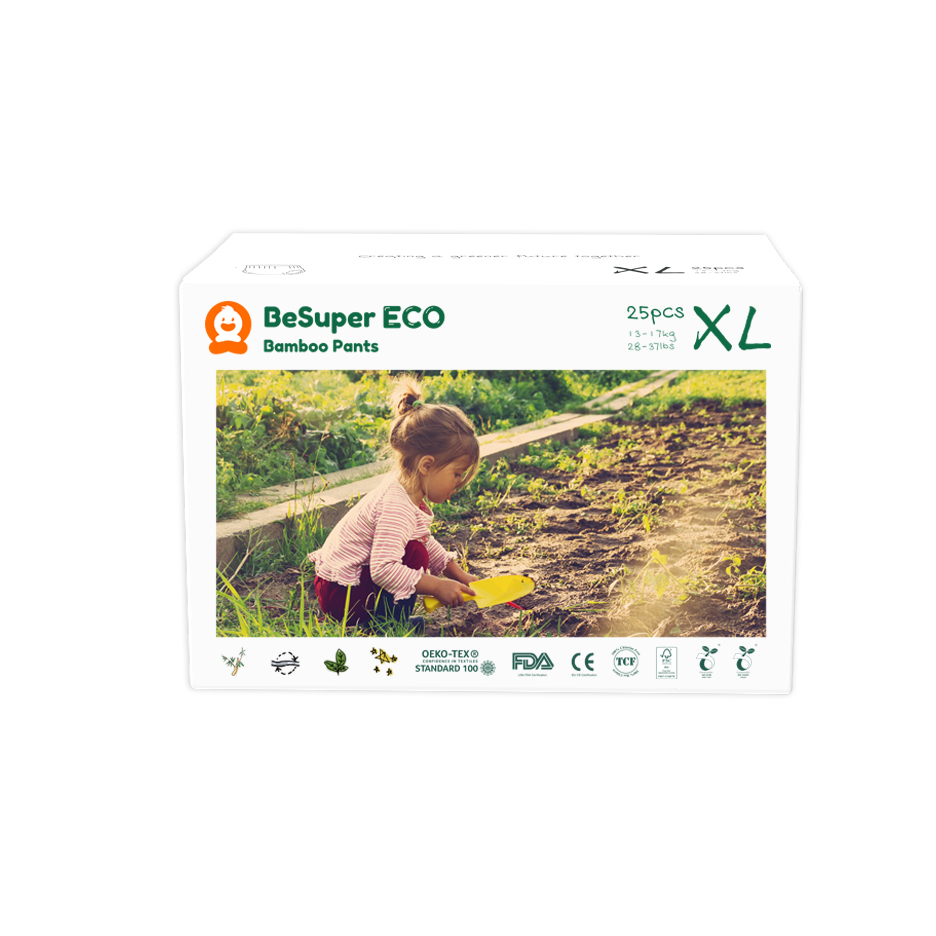 BeSuper Pelene Eco Bamboo Pants XL, 13-17 kg, 100/1