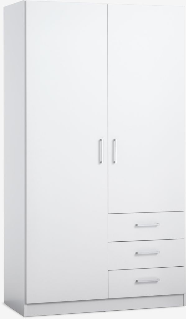 Linnea Ormar sa 2 vrata i 3 ladice 97x176cm, Bijela