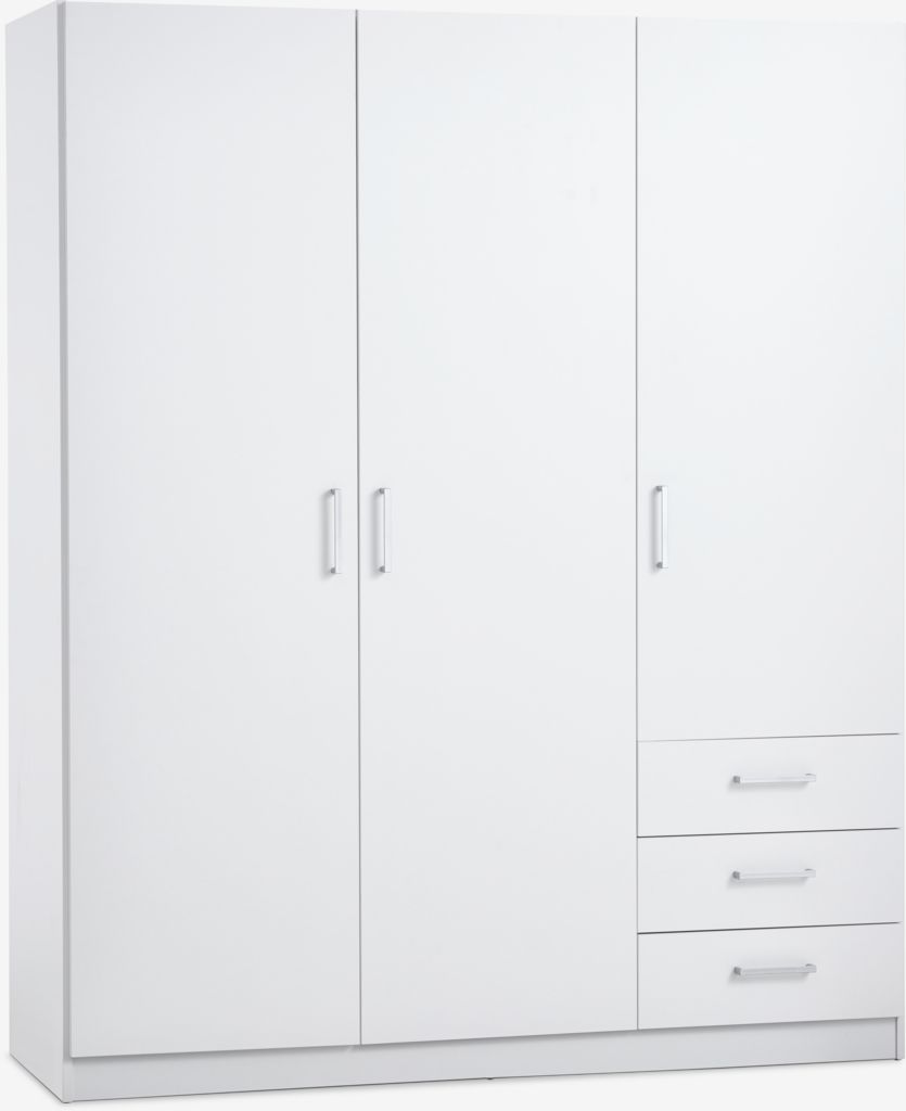 Linnea Ormar sa 3 vrata i 3 ladice 145x176cm, Bijela