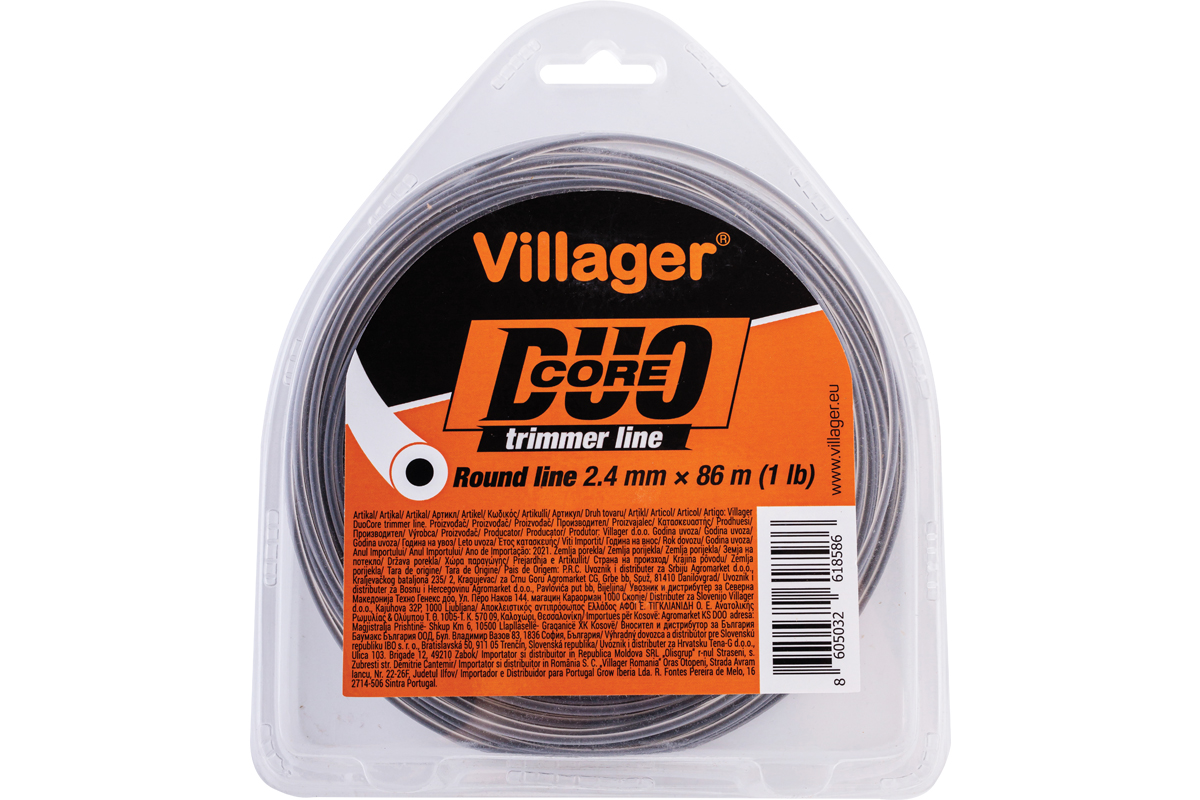 VILLAGER Trimer Silk sa okruglim metalnim јezgrom (2,4k15m)