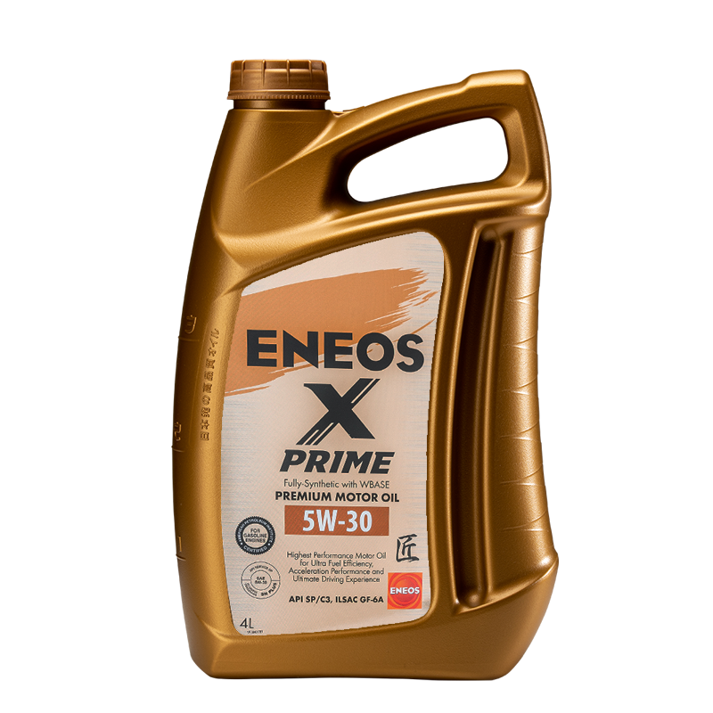 ENEOS Motoröl 5W30 Longlife X PRIME – 4 Liter, Vollsynthetisch, API SP-RC/ILSAC GF-6A, Für NISSAN Qashqai, TOYOTA Yaris & Mehr