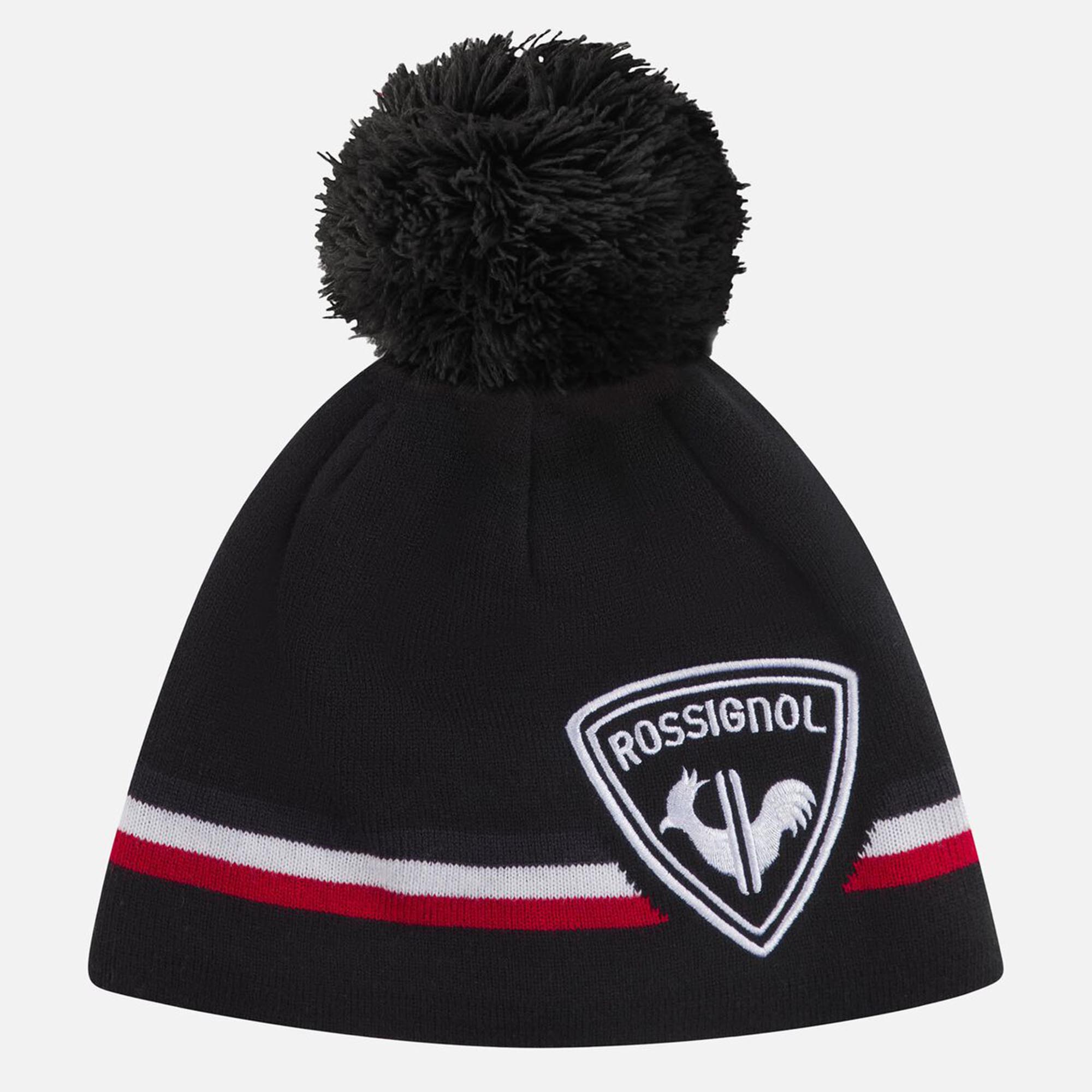 Rossignol Muška kapa Rooster Pompon, Crna