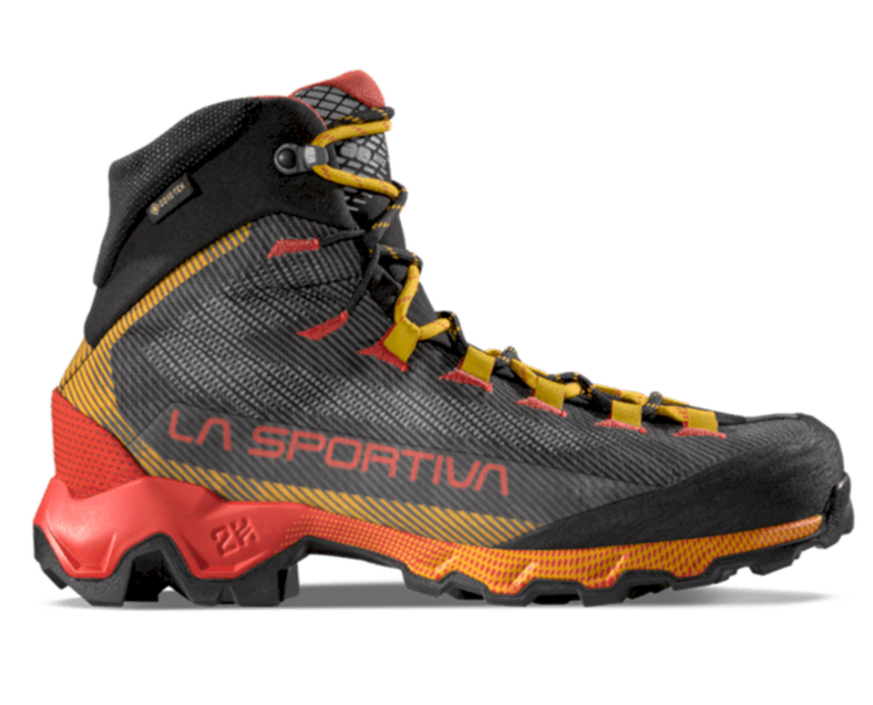 La Sportiva Gležnjače Aequilibrium Hike GTX, Crno-narandžaste | Ananas