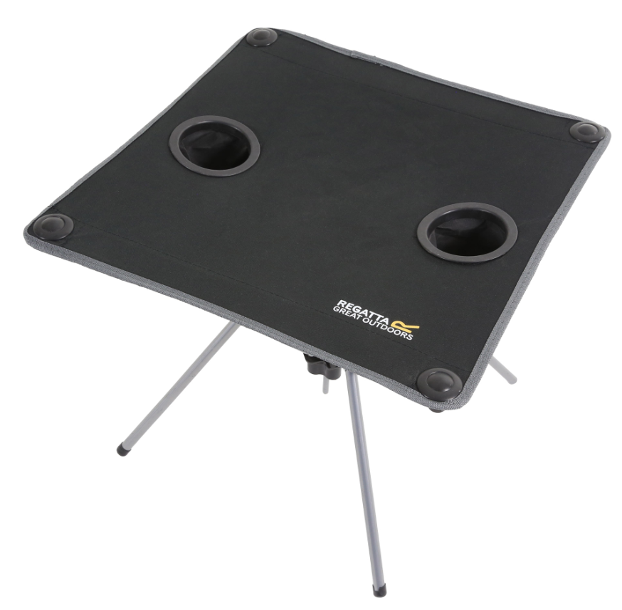 Regatta Outdoors Sklopivi stol Prandeo Table, Crni