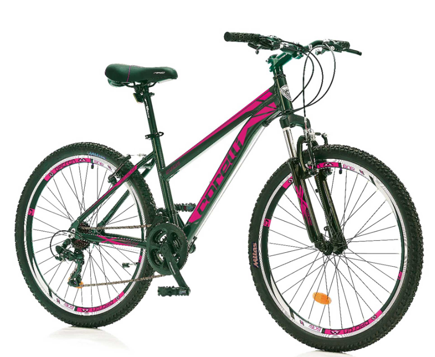 Corelli Ženski bicikl Swing 3.1 24″ Alu, Sivo-roze