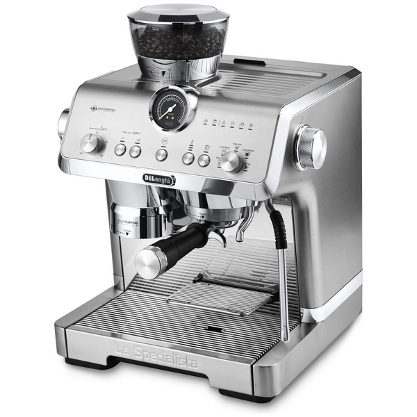 DeLonghi aparat za espresso kafu EC9555.M La Specialista Opera, srebreni, ručni