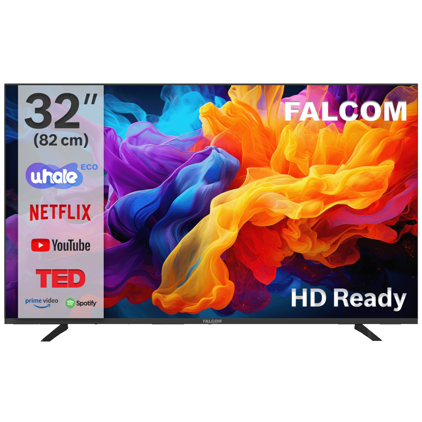 Falcom Televizor 32LTF024SM, 32", HD, Smart, Whale OS