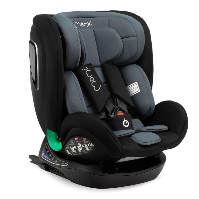 MoMi Urso auto sedište i-Size Black Grey, 40-150 cm Isofix