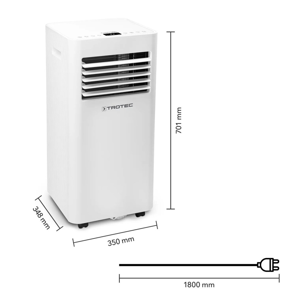 Mobilna, prenosna klima PAC 2620 E WiFi + prozorski zaslon za roletne