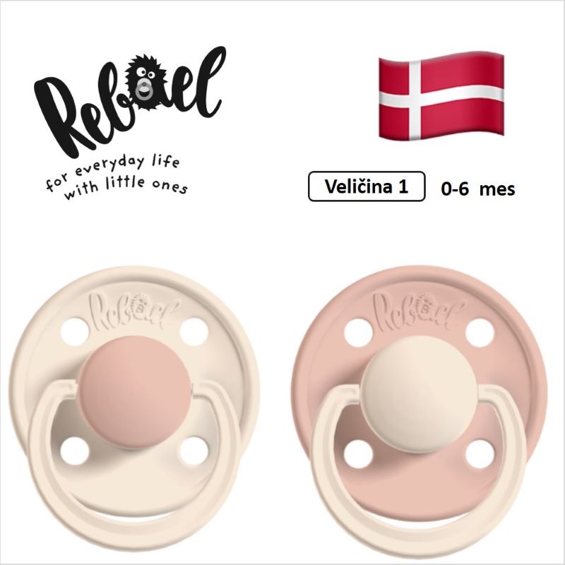 Rebael Varalice za bebe, 0-6 mes, 2 komada, Bež, RBL12241422