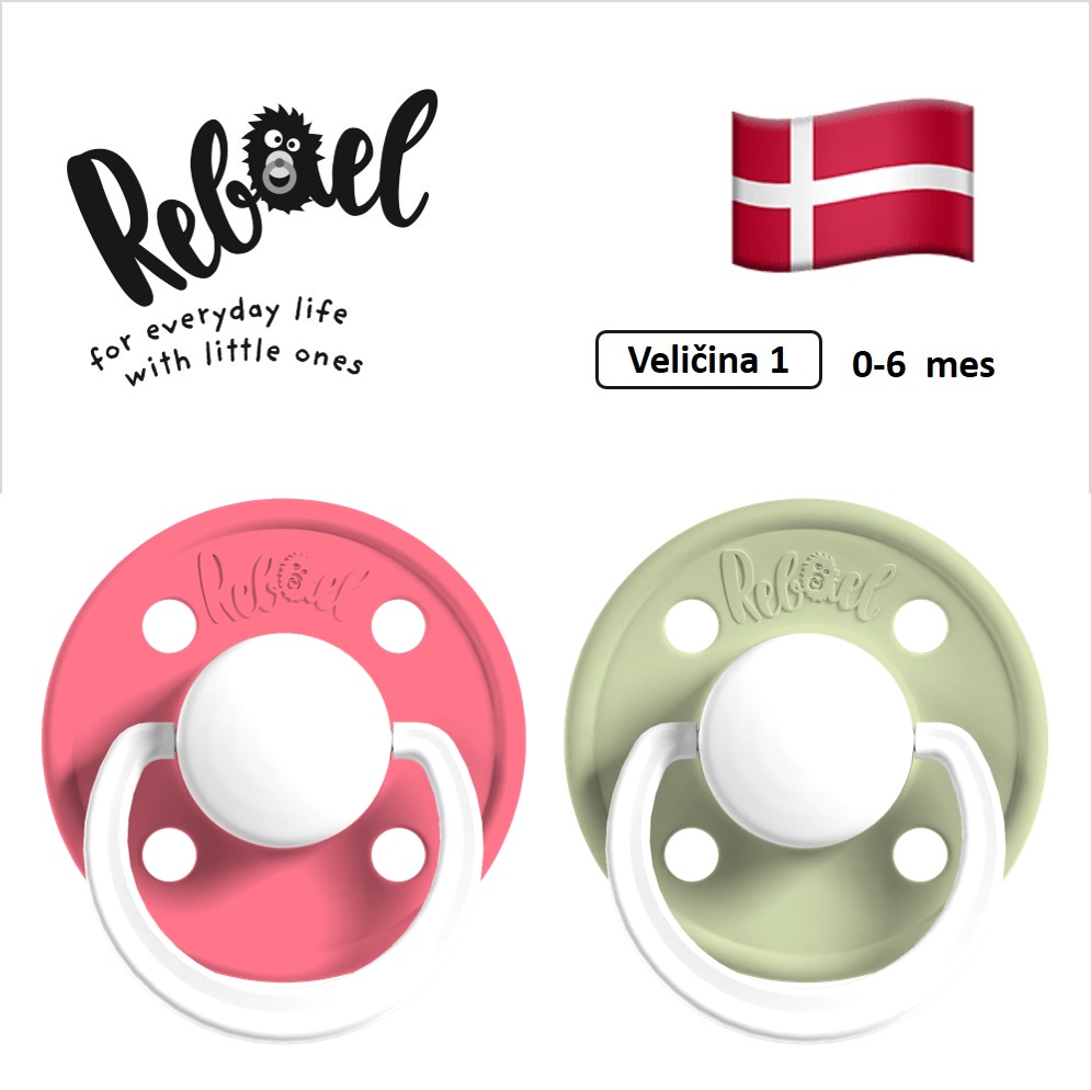 Rebael Varalice za bebe, 0-6 mes, 2 komada, Prljavo roze, RBL15771977
