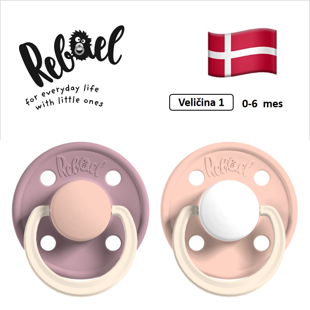 Rebael Varalice za bebe, 0-6 mes, 2 komada, Roze, RBL18241427