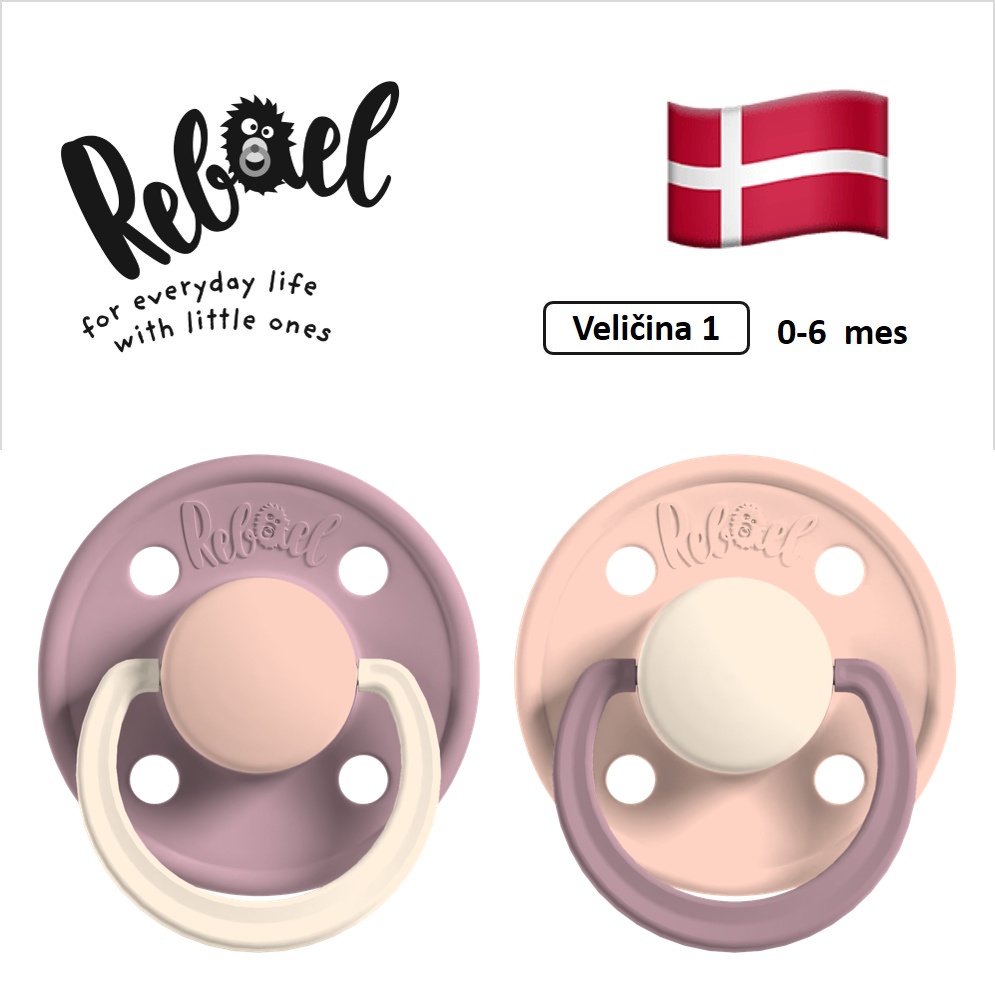 Rebael Varalice za bebe, 0-6 mes, 2 komada, Roze, RBL18241482