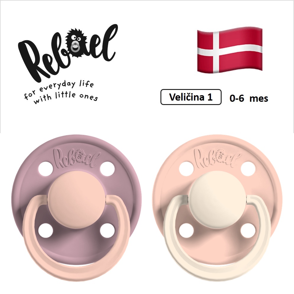 Rebael Varalice za bebe, 0-6 mes, 2 komada, Roze, RBL18441422