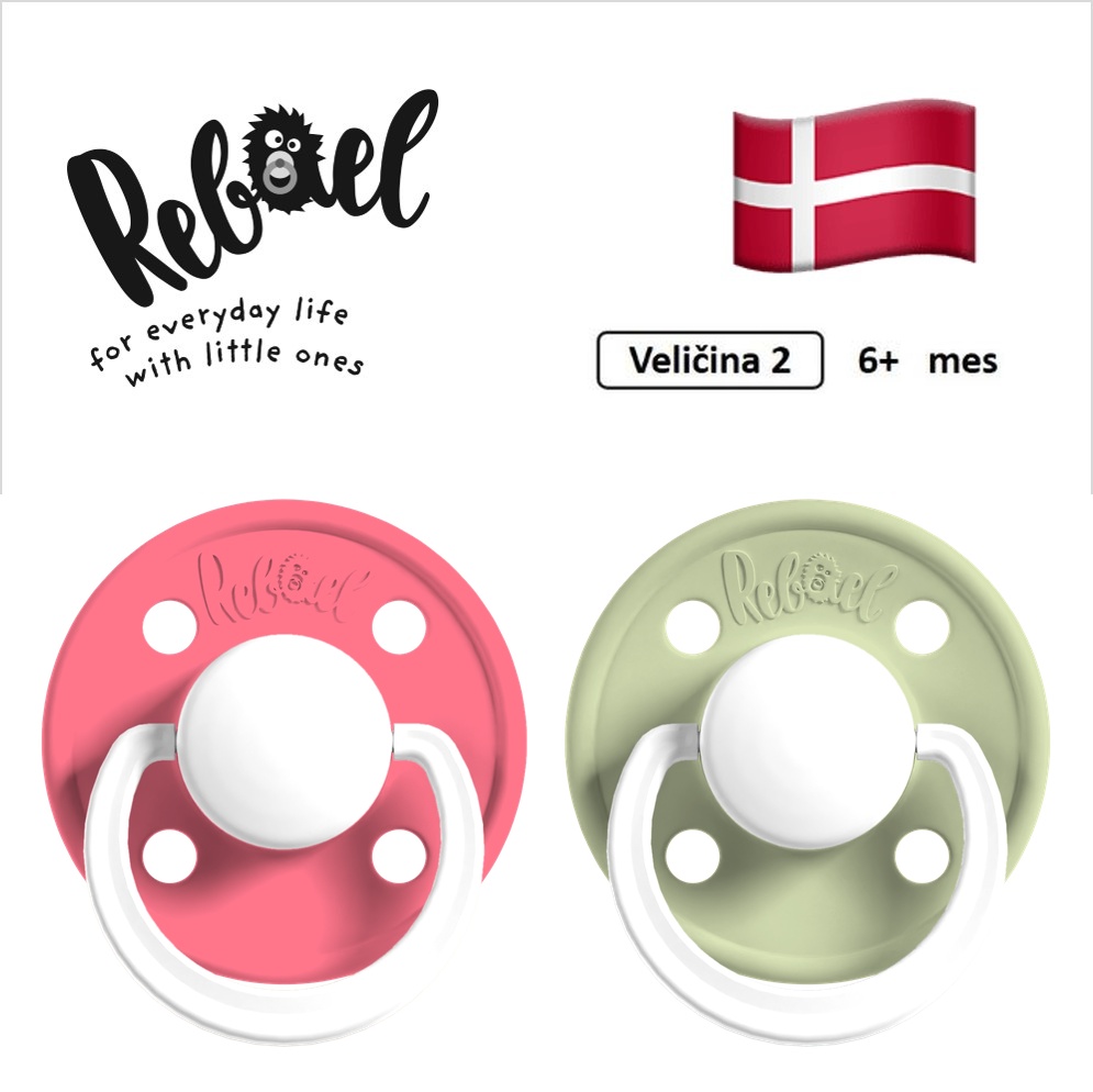 Rebael Cucle, 6+ mes, 2 komada, Prljavo roze, RBL25772977