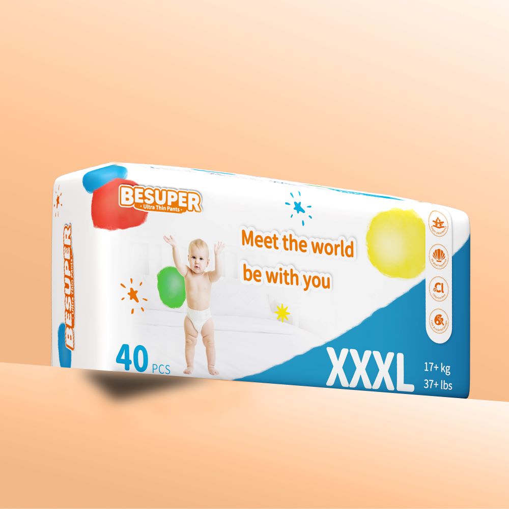 BeSuper Pelene UltraThin Pants XXXL, 17+kg, 40/1