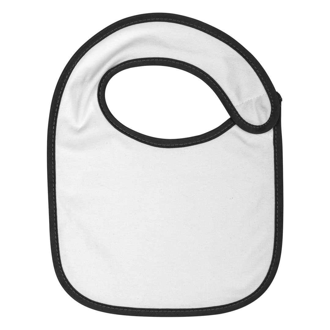 BABY portikla za bebe sa čičak trakom, crna, 180 g/m²