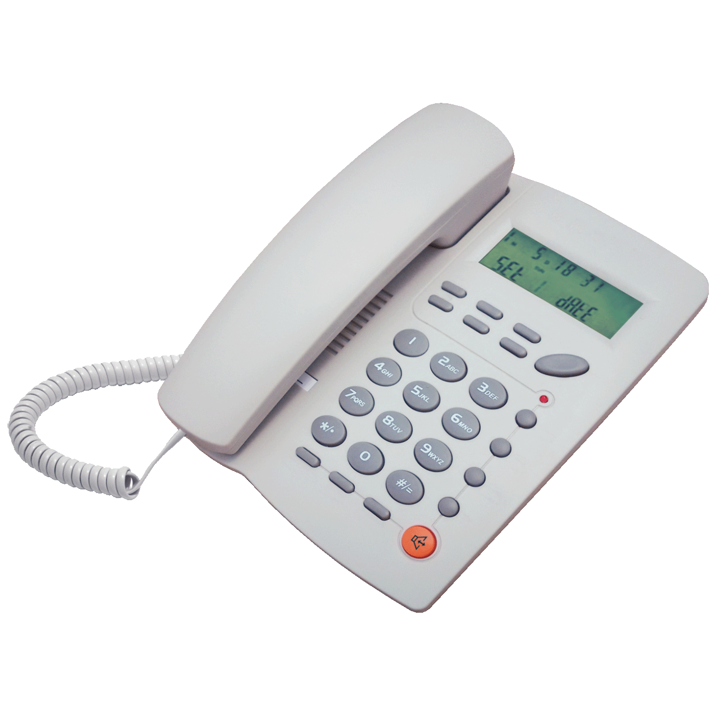 ST-300 Bijeli fiksni telefon MeanIT