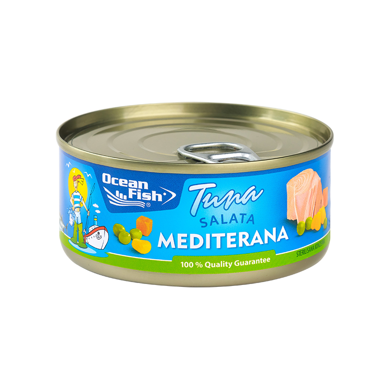 OCEAN FISH, Tuna salata MEDITERANA 160gr | Online prodaja | Ananas