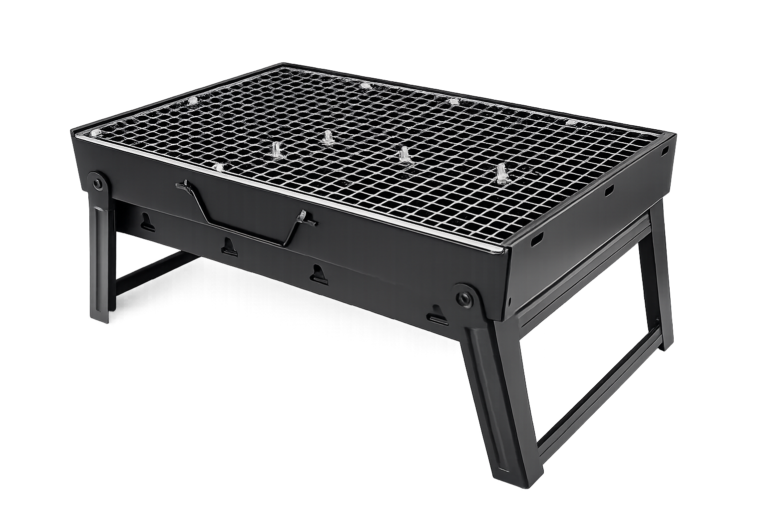 Roštilj BBQ Niski sa Nogama 39 x 27 x 30 cm
