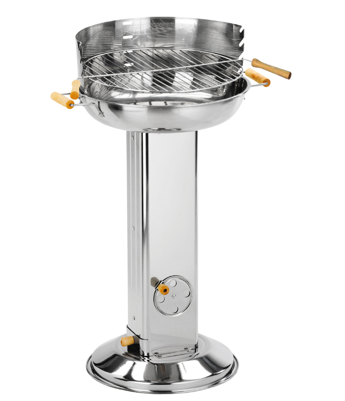 Vrtni roštilj inox 27-01-0001,  56x43x82,50 cm