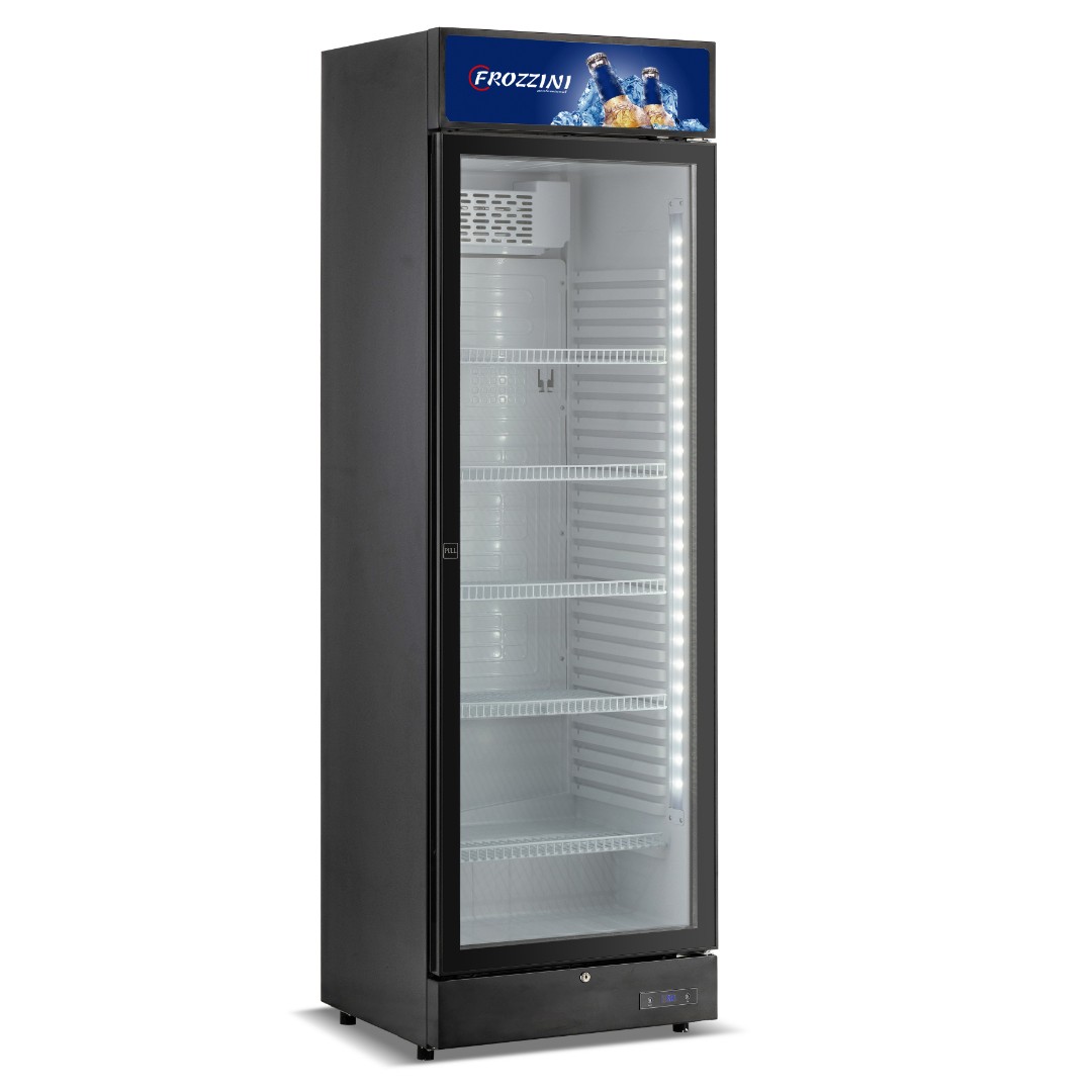 FROZZINI Rashladna vitrina SC 380, LED, 380 litara, Crna | Ananas