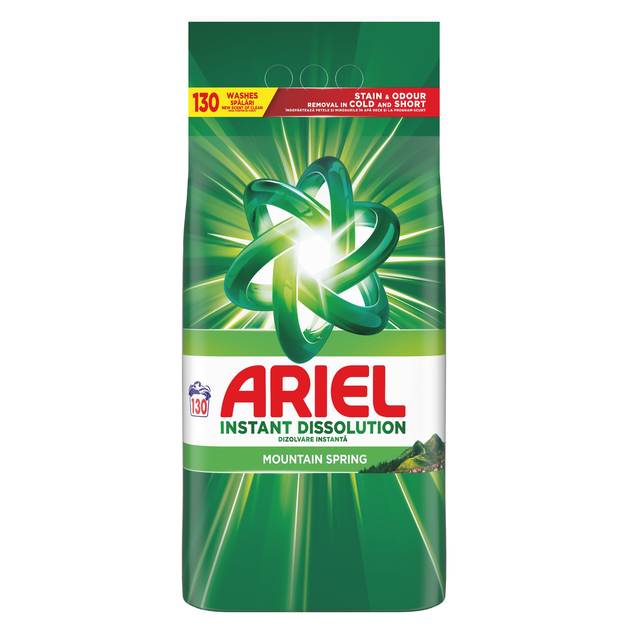 Ariel deterdžent u prahu Mountain Spring - 8.45 kg (130 pranja)