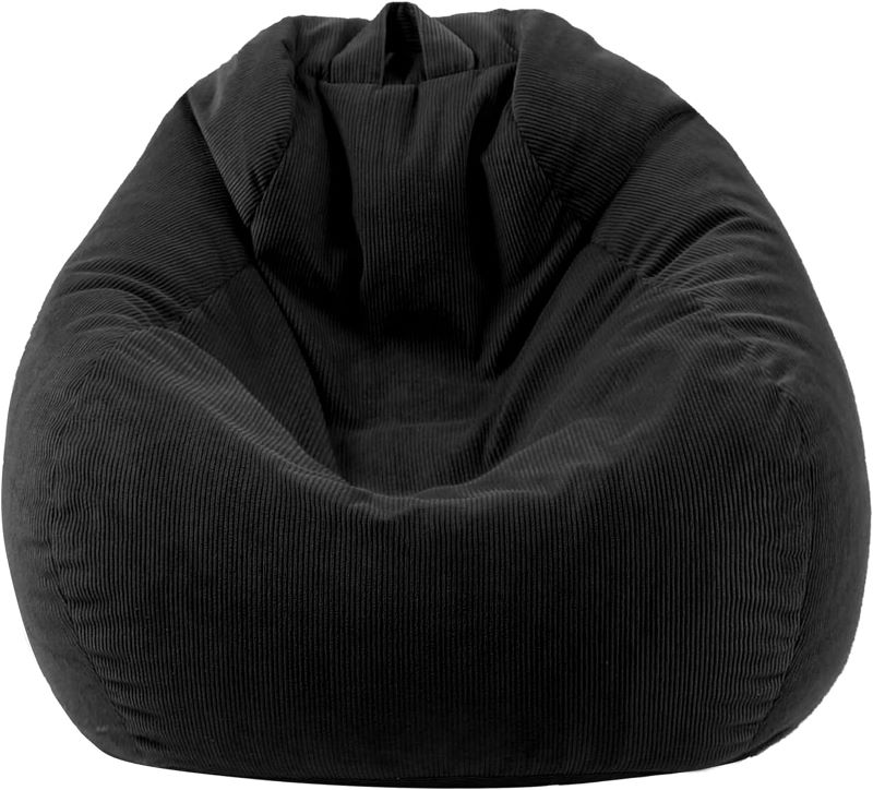 Merak Home Lazy bag Lincoln, 70x115 cm, Crni