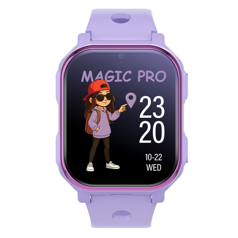 Dječiji sat VIVAX 4G Magic Pro u ljubičastoj boji