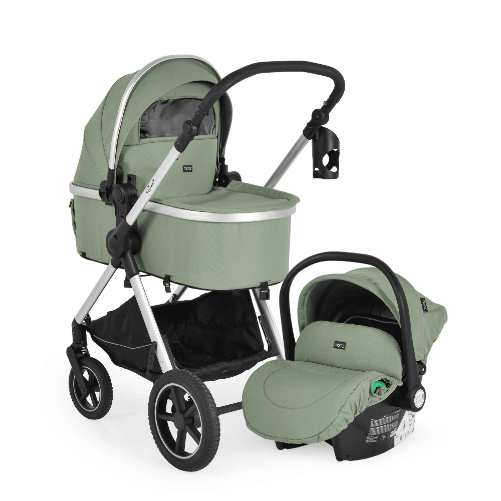Moni Kolica za bebe 2u1 Alina Dark green